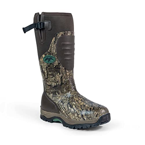 HOT SHOT Duck Commander x Huntsman Mens Hunting Boot | Durable Insulated Rubber | Waterproof | Lightweight Camouflage Boots