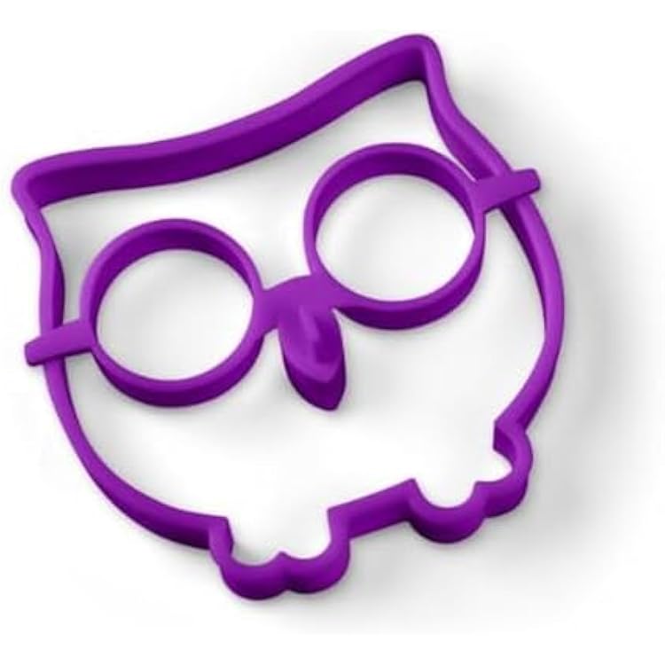 Genuine Fred FUNNY SIDE UP Silicone Egg Mold, Owl, FUNOWL