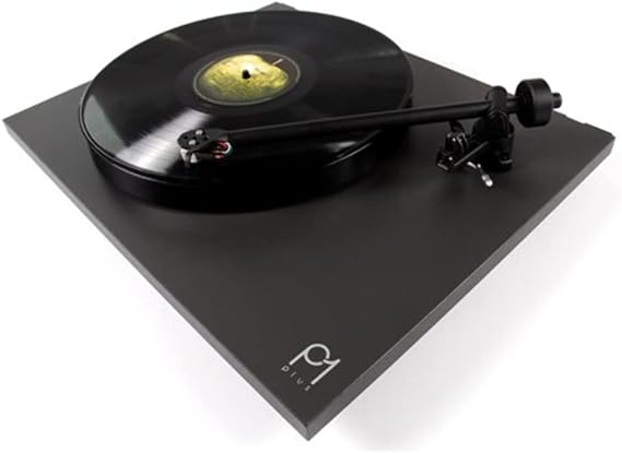 REGA Planar 1 Plus Turntable with Premounted Carbon MM Cartridge (Matte Black)