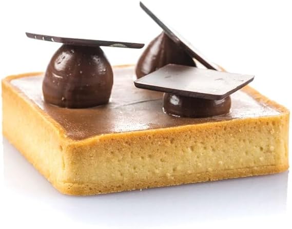 Delikli Tart Kalıbı Kare-2 ad-10x10x2 cm