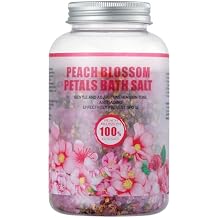 Bath Salts for Soaking Bathing,Spa Luxetique Epsom Salts Gifts Set for Women,Peach Blossom Bath Salts(17.6oz)