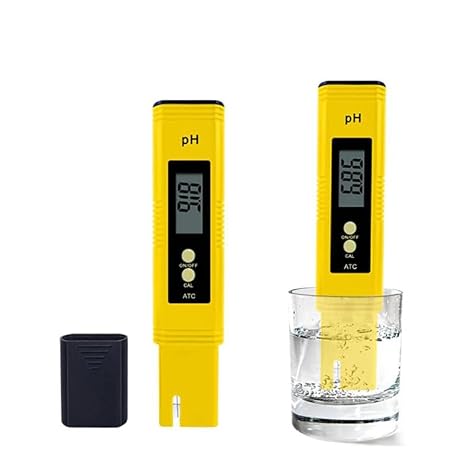 PH TDS Meter Combo Smart Waterproof pH Meter EC Meter Pentype pH Tester Range 0.0 to 14.0 pH PH Meter for Water TDS EC Salinity Temperature (Automatic Correction pH pen019)