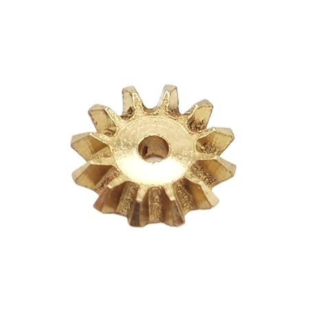 0.3M 10T Brass Bevel Gear 1:1 Transmission Conical Miter Gear 0.3 Module 10 Teeth Conical Bevel Pinion Meshing Pinion0.8mm Tight fit