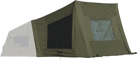 TOMOUNT Inflatable Canvas Tent with Pump,Easy Setup Blow Up Tent for Camping (Army Green)