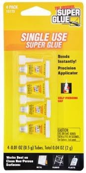 Super Glue Super Glue 15173-5 Single-use Minis,4 Pack