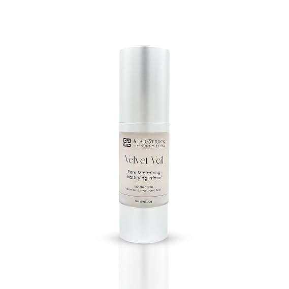 STARSTRUCK BY SUNNY LEONE Face Primer for Smoothing Skin | Hydrating Face Primer, Evens Skin texture, Grips Makeup | Wrinkle Filling, Pore perfecting | Matte Finish Face Primer, 1 Fl Oz
