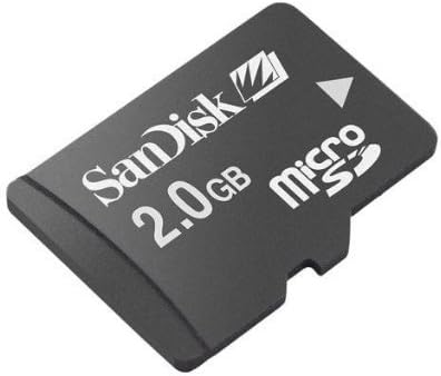 SanDisk 2GB MicroSD / TransFlash Card w/SD Adapter camcorder