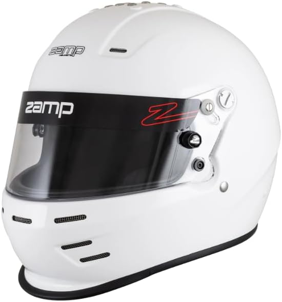 Zamp RZ-38 Snell SA2025 Gloss White X-Large Z-20 Clear Shield Series 29 Interior