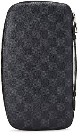 Pre-loved Black Damier Graphite Atoll, Black
