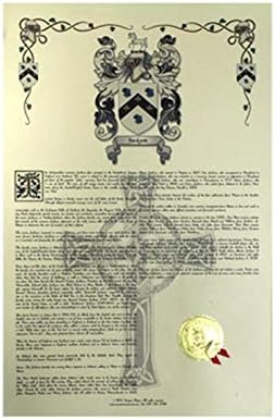 Martelli Coat of Arms, Family Crest and Name History - Celebration Scroll 11x17 Portrait - Italy Origin