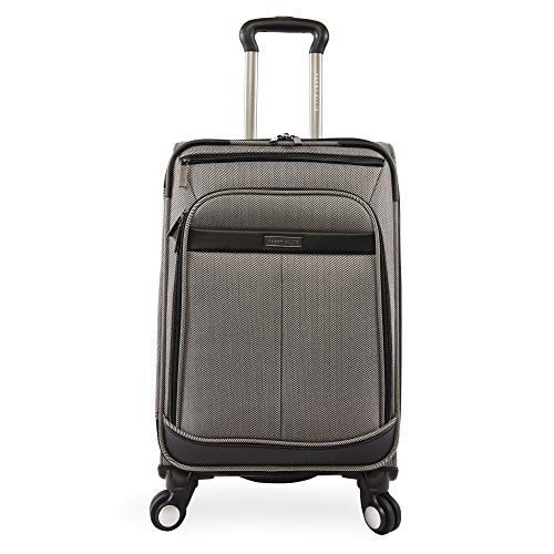 Perry Ellis Lexington II Lightweight Carry-on Spinner Luggage, Herringbone, One Size