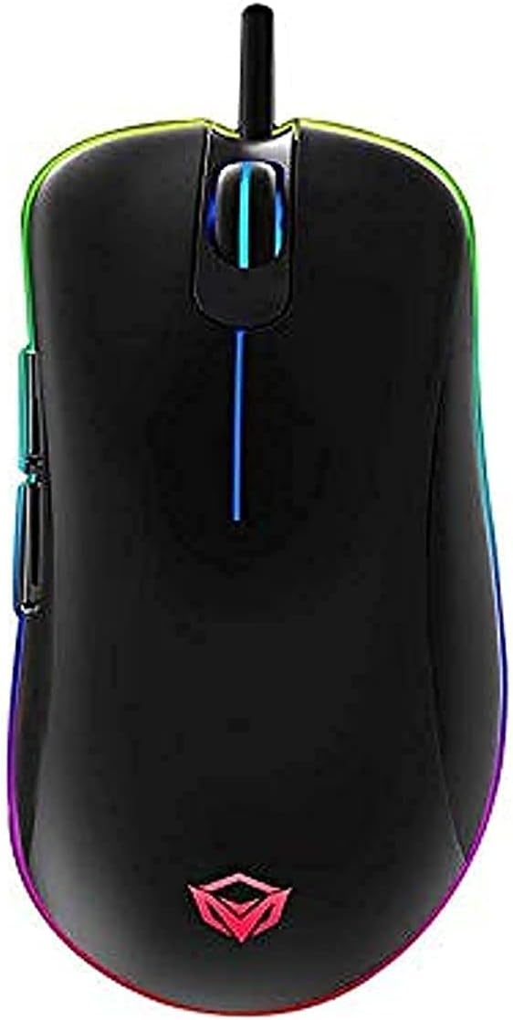 Meetion Wired Gaming Mouse MT-GM19 - Black | RGB LED | Up to 6400 DPI