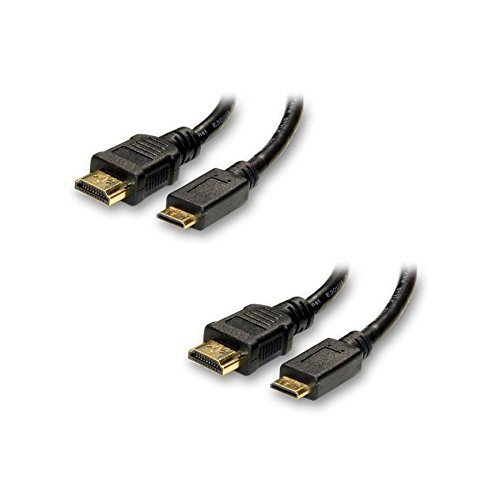 eDragon 2 Pack Mini HDMI Cable Male to Male Type C 6 ED760489