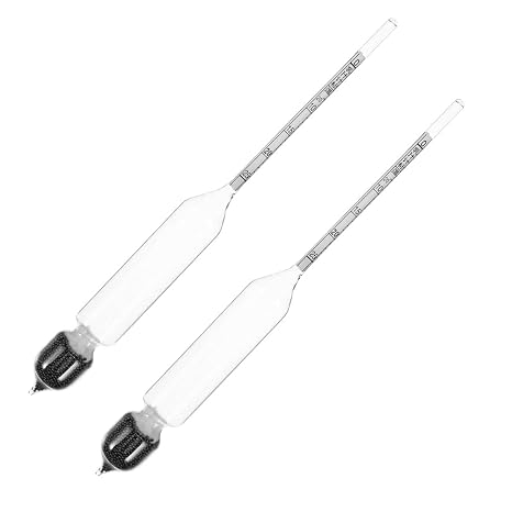 Amosfun Precision Milk Density Meter Hydrometer for Lactate Measurement Portable Kitchen Lactometer for Milk Goat and Various Liquids 2 Pack 6.69In