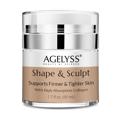 Agelyss Shape & Sculpt - Body Cream - Firm, Plump & Hydrate Skin - Paraben-Free, Cruelty-Free - 1.7 FL OZ - Pack of 1