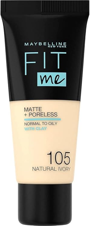 Maybelline Fit Me Matte + Poreless Foundation 30ml - 105 Natural Ivory