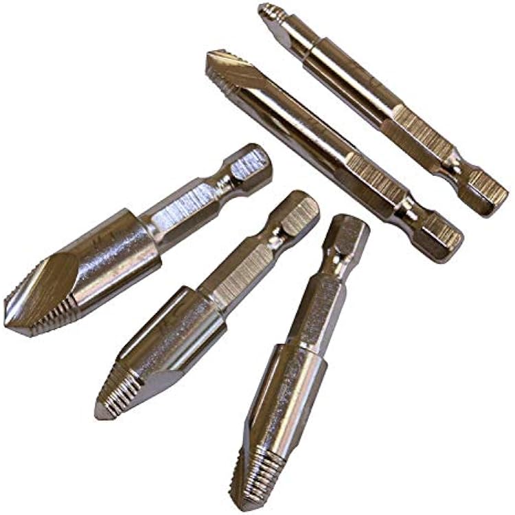Rolson 28998 Screw Extractor (5 Pieces)