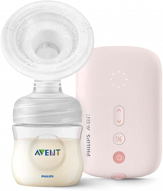 Philips Avent Single Electric Chest Pump, Silent Motor, Natural Motion Technology, 8+16 Level Adjustment, Silicone Head, Multi Color SCF395/11