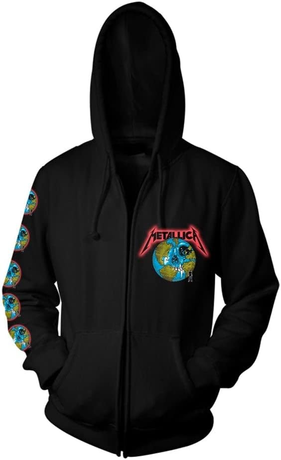 Metallica 'Executioner The Unforgiven' (Black) Zip Up Hoodie (Medium)