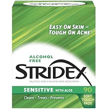 Stri-Dex Daily Care Sensitive With Aloe Pads 90 Each (Pack of 7)