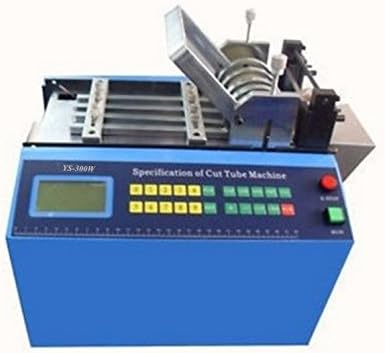 YS-300W Auto Heat-shrink PVC Tube Cable Pipe Cutting Machine Tube Cutter for Sleeve (110V)