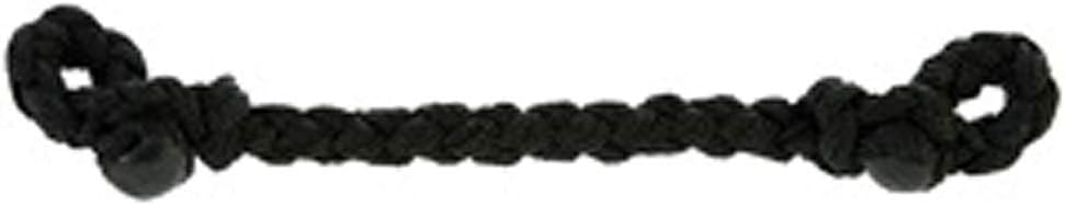 HILASON Slobber Bar Curb Strap Nylon Braid Western Tack Black
