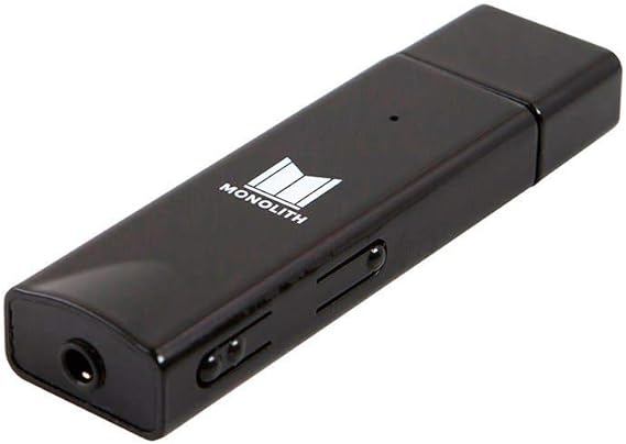 Monolith Hi-Res DAC Headphone Amp - Black with Savitech SA922 Controller, 32-bit HyperStream, Plug and Play
