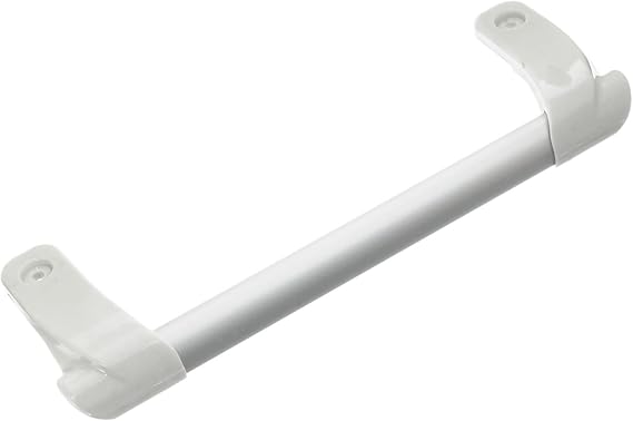 Grab-Style White Refrigerator Door Handle Compatible for Hotpoint RLA80P RLA84P RLA50P RZA50P FZA80P FFA75P Models Sturdy Replacement C00111164 Fridge
