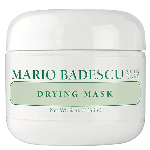 Mario Badescu Drying Mask for All Skin Types - Clarifying Mask that Eliminates Oil - Formulated with Sulfur & Zinc Oxide, 2 Ounce Pack of 1