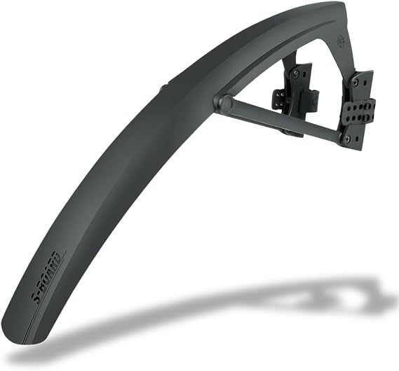 SKS Germany S-BLADE Mudguard for Road Bikes (Optional: Fixed Version / S-BOARD SET Aerodynamic Bicycle Accessories with Angle Adjustment Made of High Performance Plastic Quick Release Attachment)
