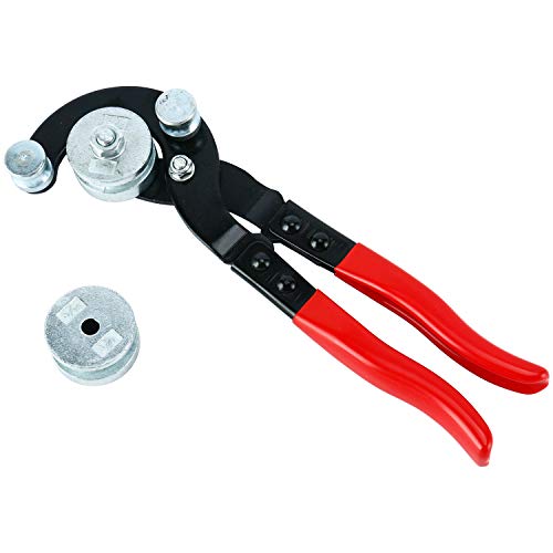 8MILELAKE Brake Pipe Bender Tool 316inches  14inches  516inches and 38inches Plier Type Fuel Brake Pipe Bender Tool