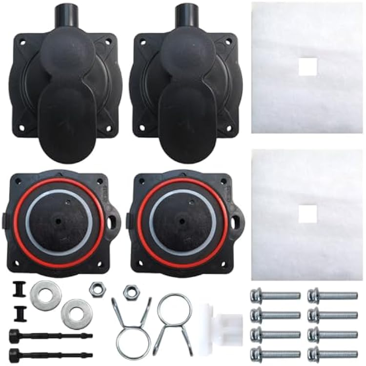 Upgraded Air Pump Rebuild Complete Kit for Hiblow Models HP-60-x and HP-80-x style A