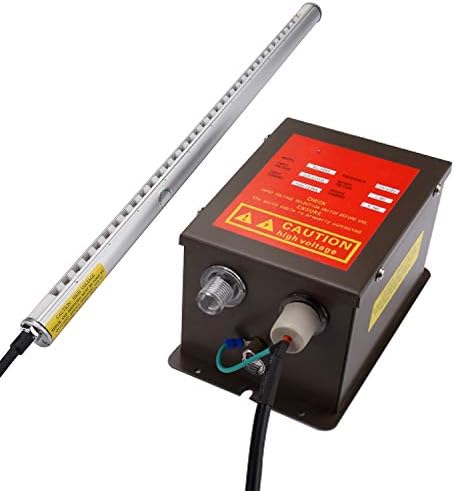 YUCHENGTECH Ionizing Air Bar L700x760mm Anti Static Ionizer Bar Antistatic Air Bar Static Eliminator Discharger Static Electricity Remover Copper with High Voltage Generator 1 (70cm, 110V)