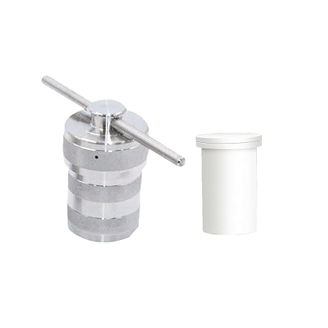 Explosion Proof Hydrothermal Synthesis Autoclave w/The flanged PTFE Lining 6Mpa 30ml