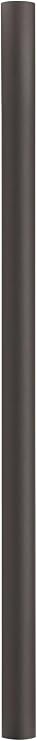 Solus 7-Foot Direct Burial Lamp Post Outdoor Aluminum Light Pole Fits Standard 3" Post Top Fixtures Black, Bronze, or White, Made in USA, No Sensor, No Outlet (Bronze, Single)