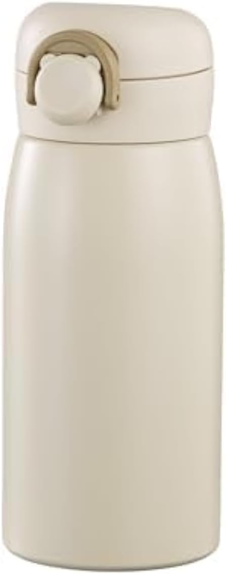 12 oz Mini Water Bottle Small Stainless Steel Thermoses - Insulated Vacuum, Leak Proof, Keeps Drinks Hot/Cold - Ideal for Coffee, beverage, Water - White