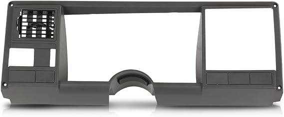 CHEDA Center Dash Bezel Trim Compatible with Chevy Silverado GMC Sierra Truck 1988-1994 Gray