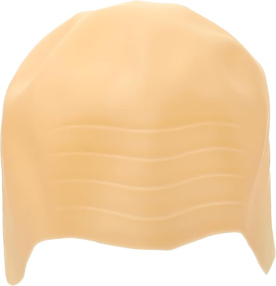 LALAFINA Bald Cap Headgear Bald Head Cap Halloween Costume Accessory Silicone Bald Head Wig Caps for Lace Front Wigs Head Skull Wig Cap Hairless Cosplay Apparel Clothing