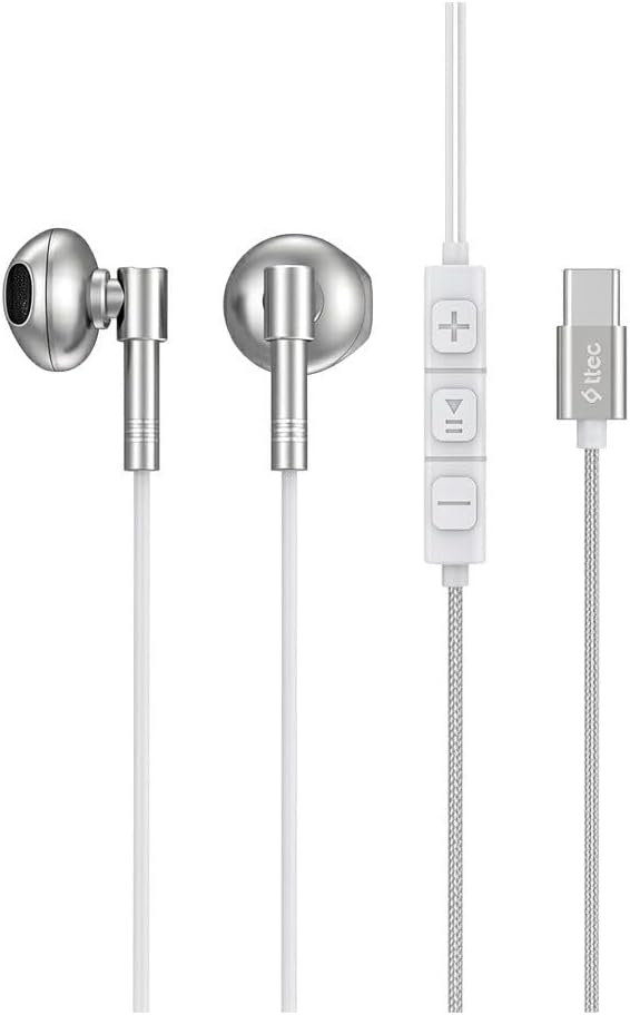 Ttec Rio Fit Style USB-C Stereo Mikrofonlu Kulakiçi Kablolu Kulaklık Beyaz 2KMM20B