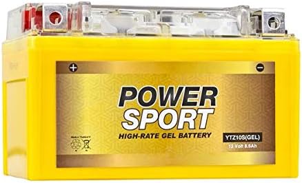 ExpertPower YTZ10S GEL Battery 12V 8.6AH 230 CCA, Maintenance-Free, Gel SLA, Power Sport 12v Battery, Suitable for Motorcycles & Powersport Applications, Raptor, Ninja, Duke, Tracer, FZ10, Maxam
