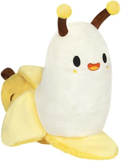 Squishable - Banana Slug - SynthiSquish Collection - 17 in - Soft Toy Collectible Stuffed Animal