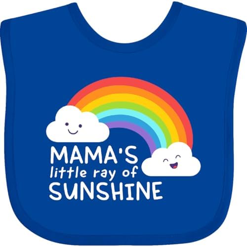 inktastic Mamas Little Ray Of Sunshine Baby Bib