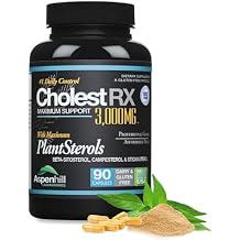 Triple Strength PhytoSterol Complex - CholestRX - Beta-Sitosterol - 3,000mg for Maximum Support, Gluten Free, 90 Count - Packaging May Vary