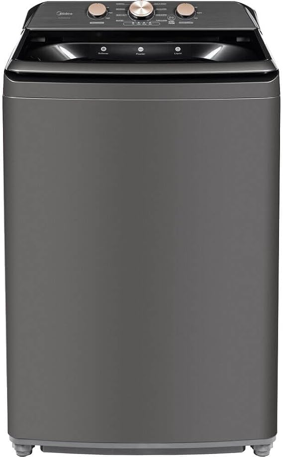 Midea MLTW41A1BMG 4.1 Cu. Ft. Gray Top Load Washer