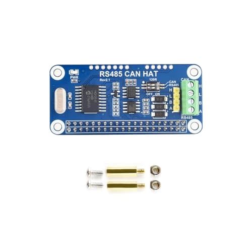 Waveshare RS485 CAN HAT, Compatible with Raspberry Pi 54B3BZeroZero WZero 2WPicoPico WPico WH, Allowing Stable Long-Distance RS485CAN Communication