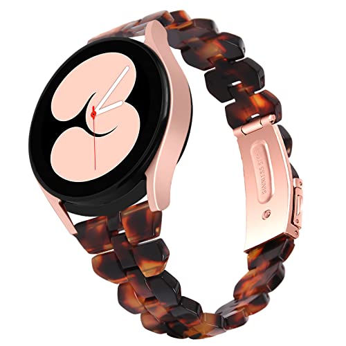 E ECSEM Compatible for Amazfit GTR Mini Band for Women Men, Slim Lightweight Resin With Stainless Steel Buckle for Amazfit GTR Mini Smartwatch Women&Men