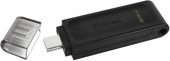 Kingston DataTraveler 70 USB Type-C 64GB Flash Memory-DT70/64GB
