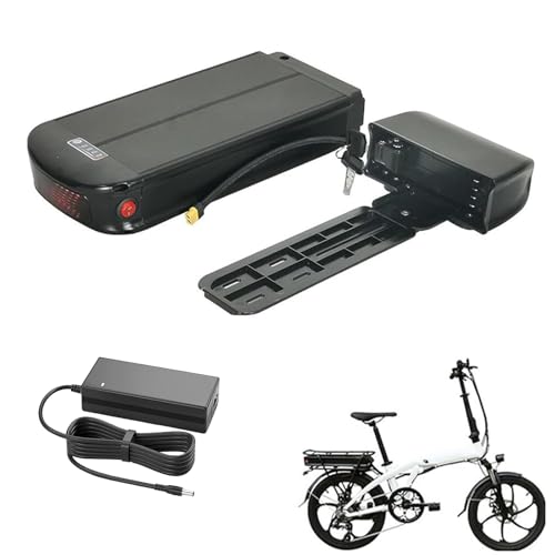 36V Lithinum Ion Battery 10Ah 12Ah 15Ah 17.5Ah Rear Rack Battery 36V Lithium Battery for 350W-650W Motor Conversion Kits with Luggage Rack and BMS