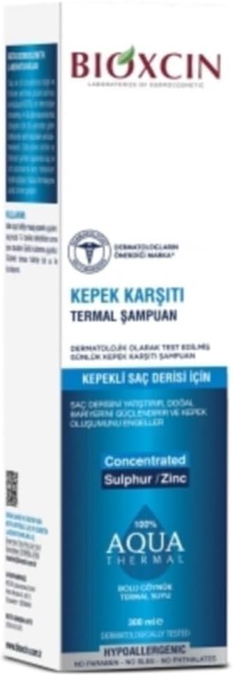 Bioxcin Aqua Thermal Kepek Karşıtı Termal Şampuan, 300 ml, Unisex