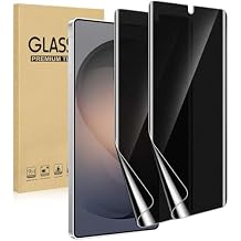 Galaxy S26 Ultra Privacy Screen Protector Soft Film, 2 Pack Matte Privacy Screen TPU Film [Not Glass] Case Friendly 2 Way Anti Spy [Support Fingerprint Unlock] for Samsung Galaxy S26 Ultra 5G